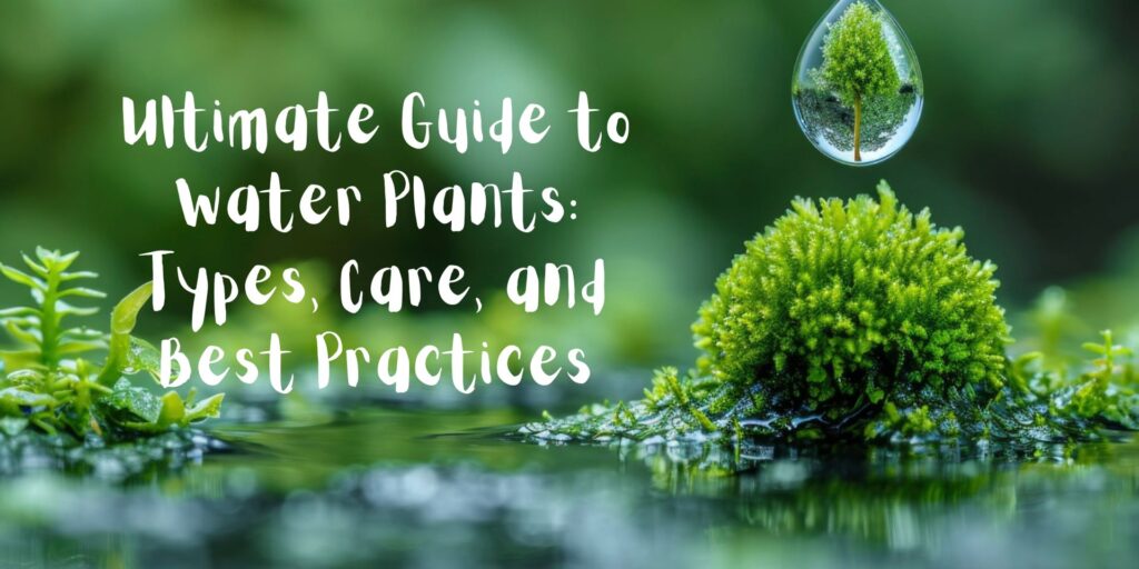 The Ultimate Guide to Water Plants: Types, Care, and Best Practices